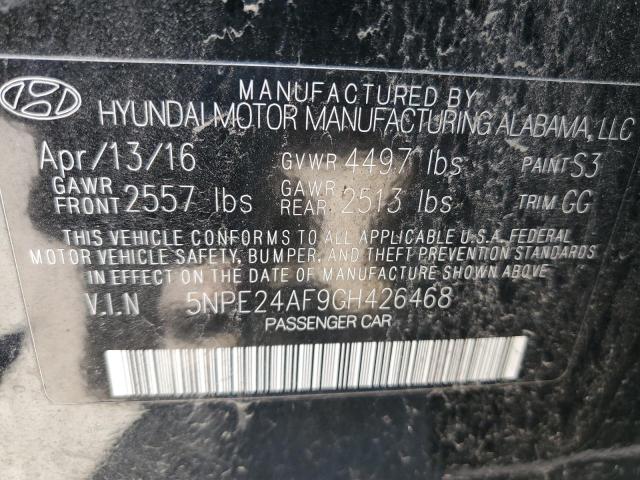 2016 HYUNDAI SONATA SE - 5NPE24AF9GH426468