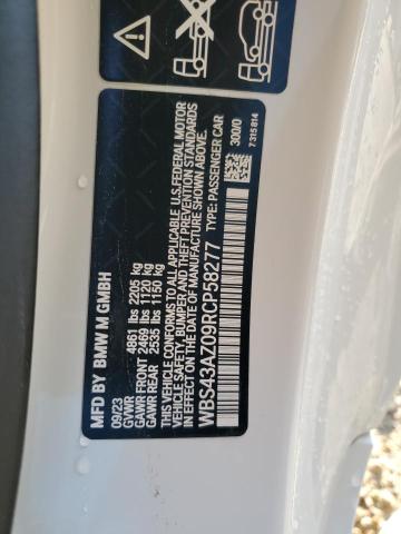 2024 BMW M4 COMPETI WBS43AZ09RCP58277