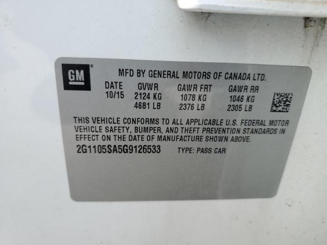 2016 CHEVROLET IMPALA LT - 2G1105SA5G9126533