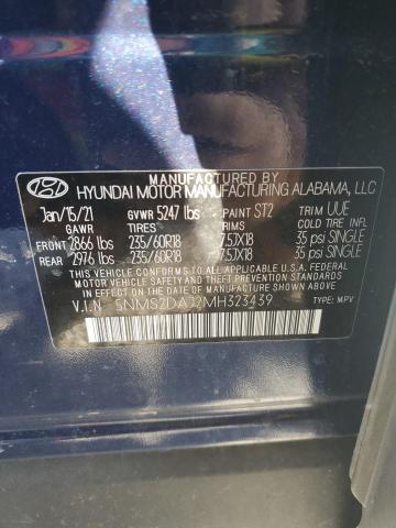 2021 HYUNDAI SANTA FE S - 5NMS2DAJ2MH323439