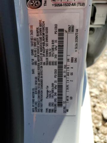 2019 FORD FIESTA SE - 3FADP4BJ6KM106324