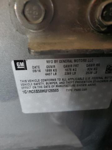 2017 CHEVROLET VOLT LT - 1G1RC6S58HU126565