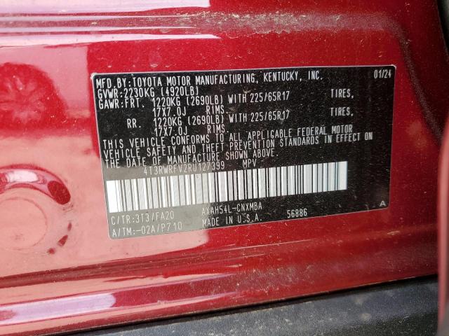 2024 TOYOTA RAV4 XLE - 4T3RWRFV2RU127399