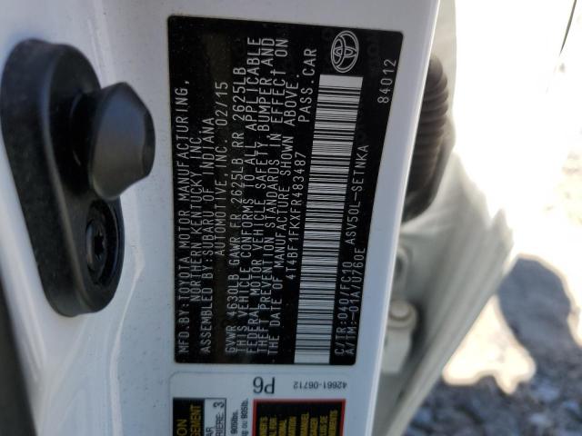 2015 TOYOTA CAMRY LE - 4T4BF1FKXFR483487