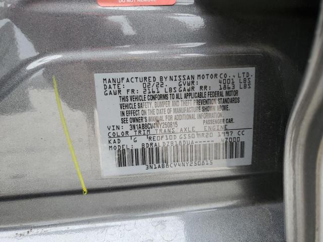 2022 NISSAN SENTRA SV - 3N1AB8CV4NY250815