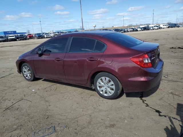 Vin: 2hgfb2f54ch582673, lot: 50670215, honda civic lx 20122