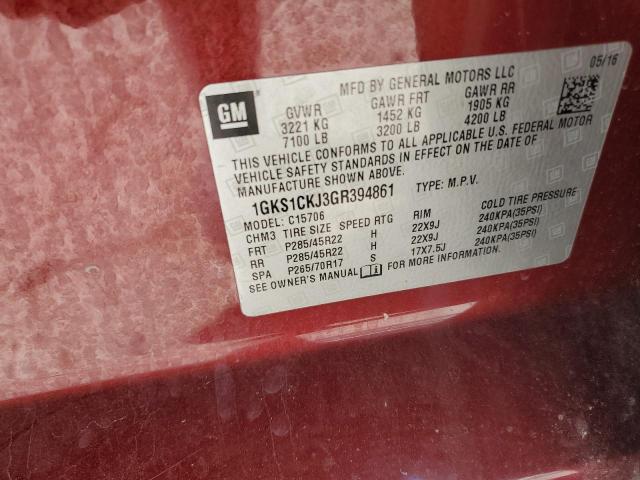 2016 GMC YUKON DENA - 1GKS1CKJ3GR394861