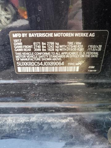 2018 BMW X5 XDRIVE3 - 5UXKR0C54J0X89064