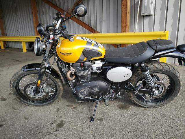 TRIUMPH MOTORCYCLE SCRAMBLER 2024 yellow  gas SMTD44G77RTBP7323 photo #4
