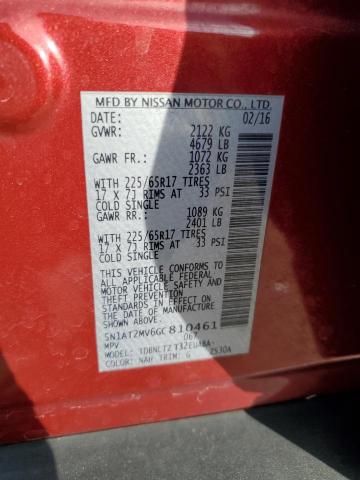 2016 NISSAN ROGUE S - 5N1AT2MV6GC810461