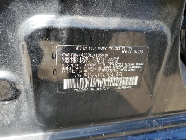 2015 SUBARU IMPREZA SP - JF1GPAT63FH241471