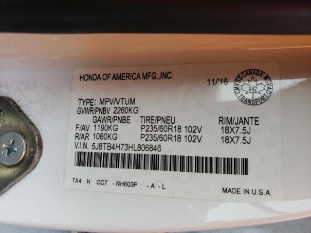 2017 ACURA RDX ADVANC 5J8TB4H73HL806846