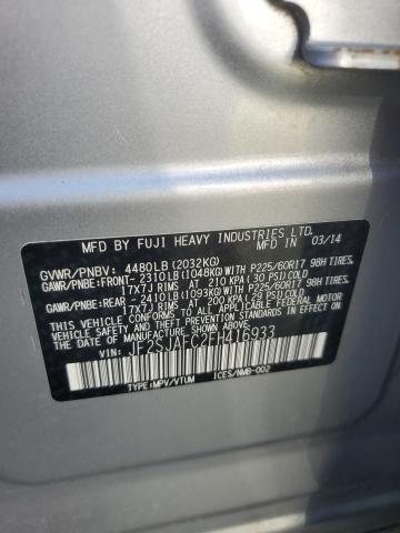2015 SUBARU FORESTER 2 - JF2SJAFC2FH416933