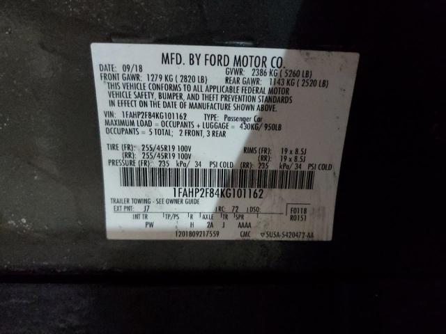 2019 FORD TAURUS LIM - 1FAHP2F84KG101162