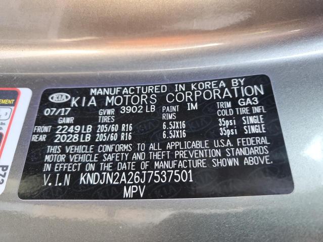 2018 KIA SOUL - KNDJN2A26J7537501