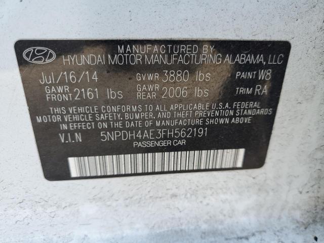 2015 HYUNDAI ELANTRA SE - 5NPDH4AE3FH562191