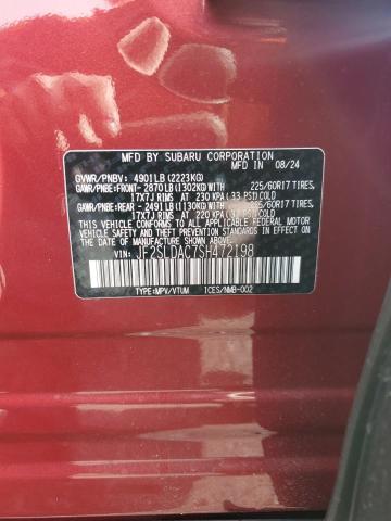 2025 SUBARU FORESTER JF2SLDAC7SH472198