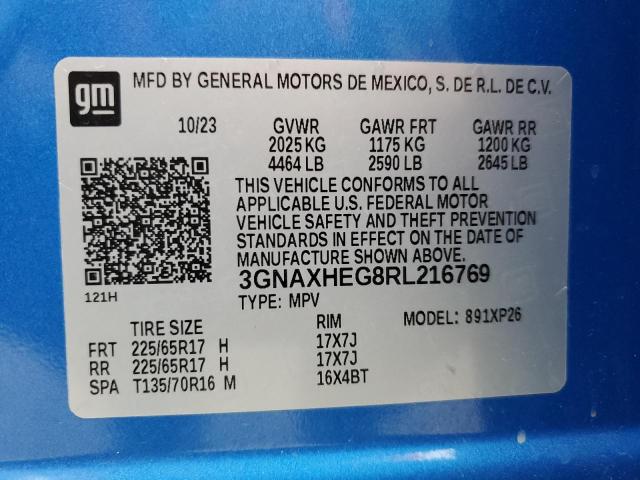 2024 CHEVROLET EQUINOX LS - 3GNAXHEG8RL216769
