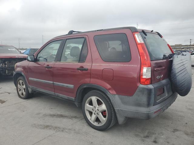 HONDA CR-V LX 2005 burgundy  gas SHSRD68565U308452 photo #3
