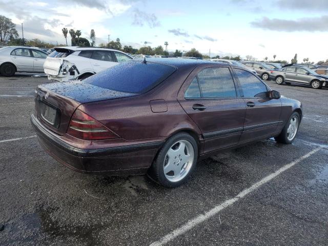 MERCEDES-BENZ S 430 2002 maroon sedan 4d gas WDBNG70J32A302767 photo #4