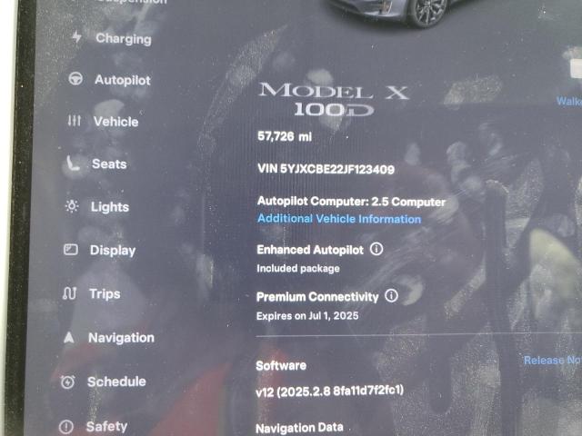 2018 TESLA MODEL X - 5YJXCBE22JF123409
