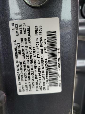 2018 HONDA CR-V EXL - 7FARW1H85JE056917