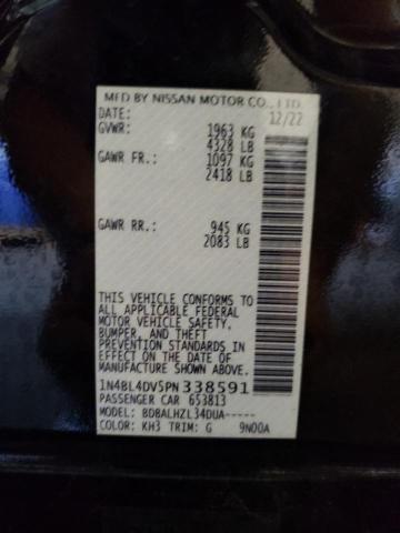2023 NISSAN ALTIMA SV - 1N4BL4DV5PN338591