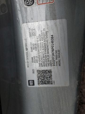 2023 CHEVROLET CAMARO LT1 1G1FF1R76P0149384