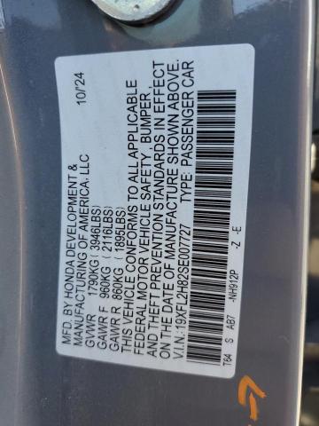 2025 HONDA CIVIC SPOR - 19XFL2H82SE007727