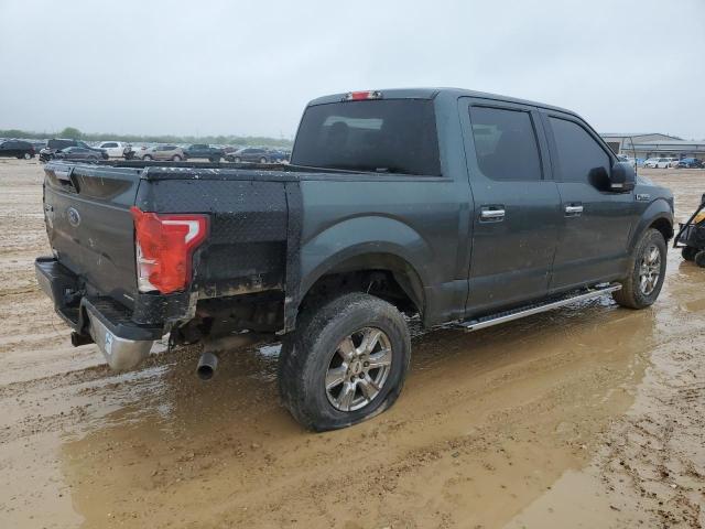 FORD F150 SUPER 2015 green crew pic gas 1FTEW1EF6FKD56800 photo #4