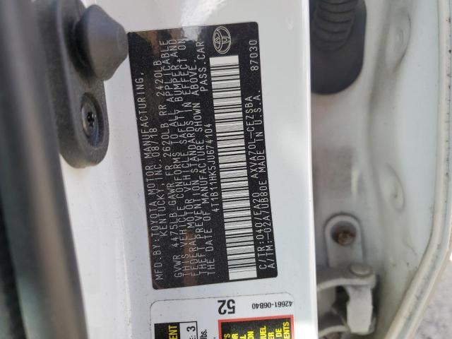 2018 TOYOTA CAMRY L - 4T1B11HK5JU674104