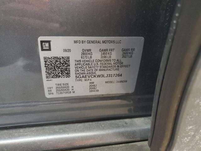 2020 BUICK ENCLAVE AV 5GAEVCKW3LJ317264