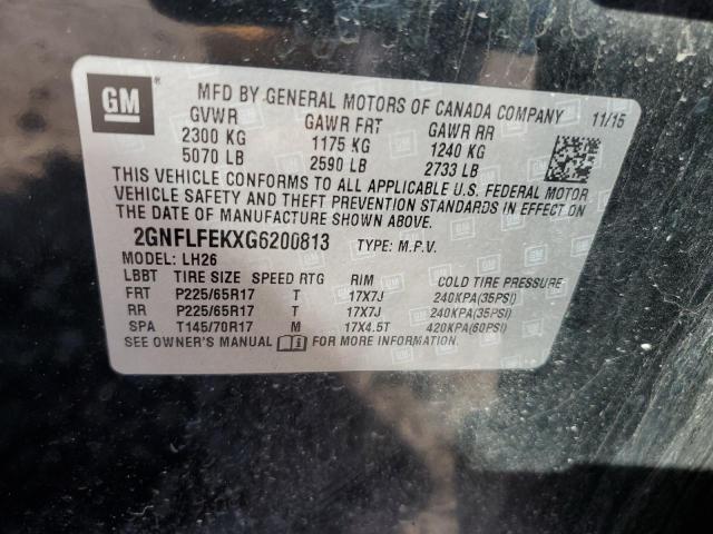 2016 CHEVROLET EQUINOX LT - 2GNFLFEKXG6200813