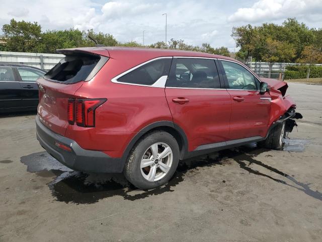 KIA SORENTO LX 2021 red  gas 5XYRG4LC8MG026085 photo #4