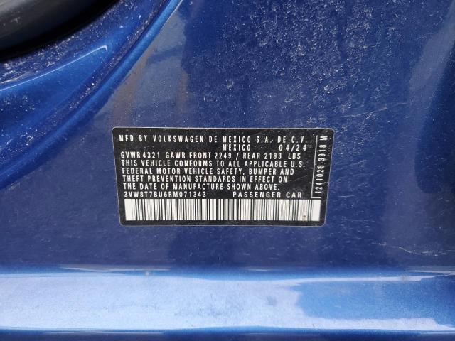 2024 VOLKSWAGEN JETTA 40TH 3VW8T7BU6RM071343