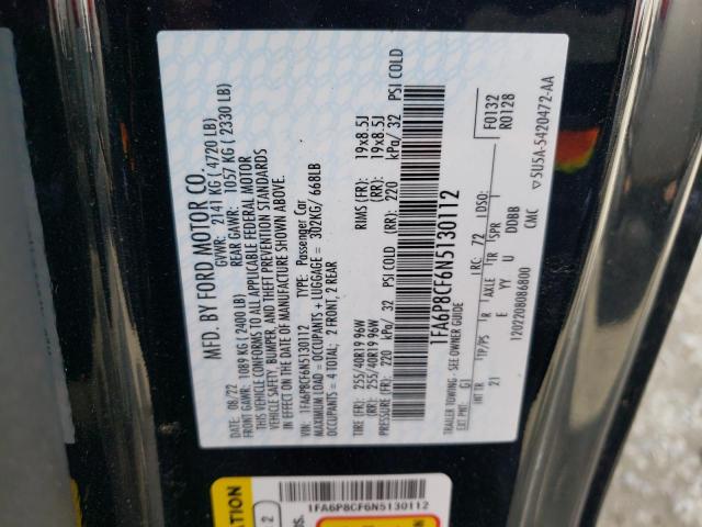 2022 FORD MUSTANG GT - 1FA6P8CF6N5130112