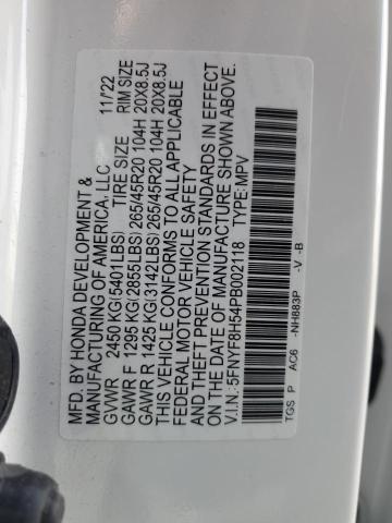 2023 HONDA PASSPORT E - 5FNYF8H54PB002118