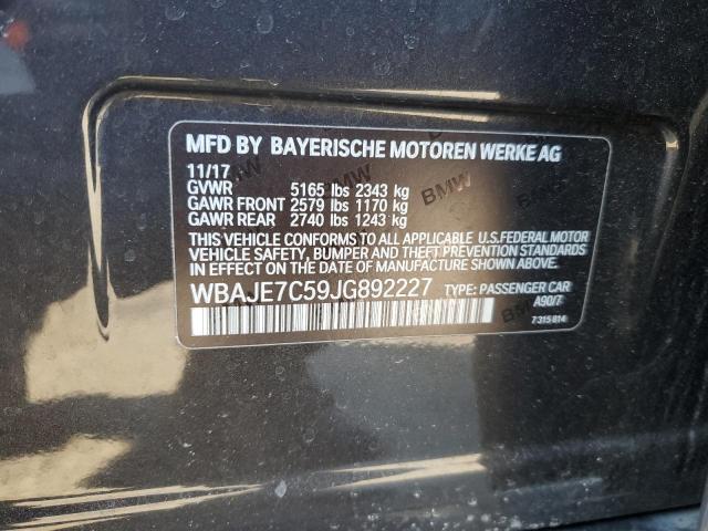 2018 BMW 540 XI WBAJE7C59JG892227