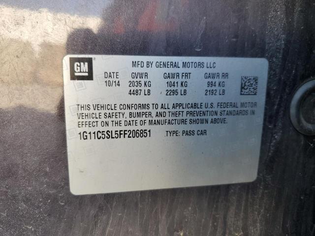 2015 CHEVROLET MALIBU 1LT - 1G11C5SL5FF206851