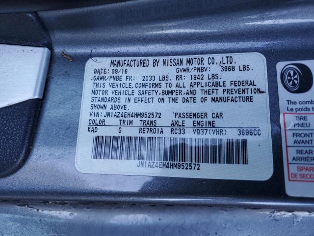 2017 NISSAN 370Z - JN1AZ4EH4HM952572