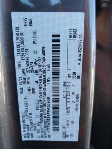 2023 FORD F150 SUPER - 1FTFW1E83PFA56938
