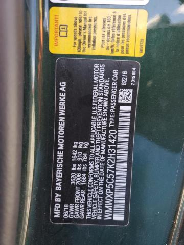 2019 MINI COOPER WMWXP5C57K2H31420