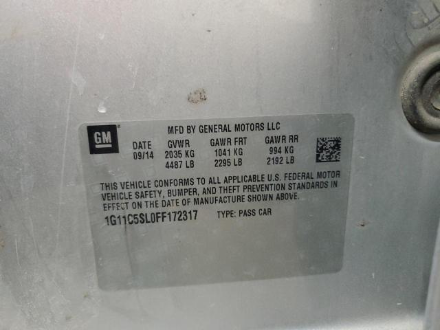 2015 CHEVROLET MALIBU 1LT - 1G11C5SL0FF172317
