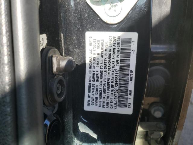 2015 HONDA CIVIC SE 19XFB2F72FE088117
