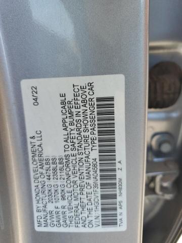 2022 HONDA ACCORD SPO - 1HGCV1F39NA045804