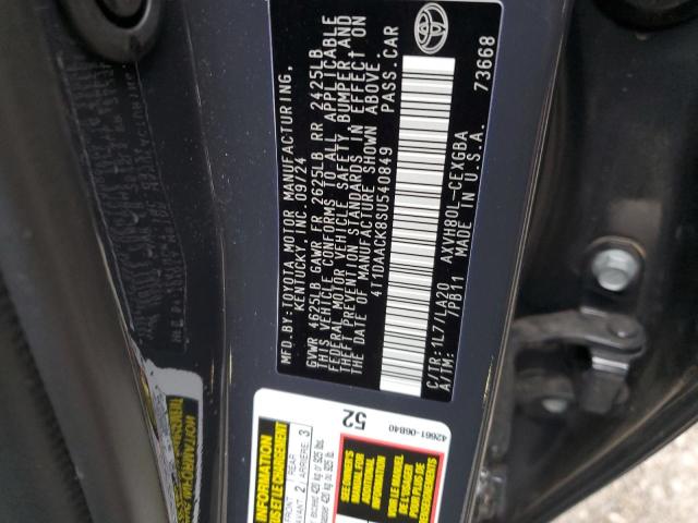 2025 TOYOTA CAMRY XSE - 4T1DAACK8SU540849