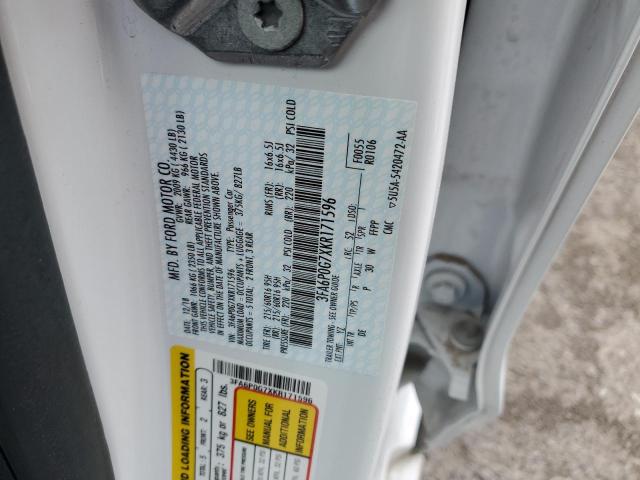 2019 FORD FUSION S - 3FA6P0G7XKR171596