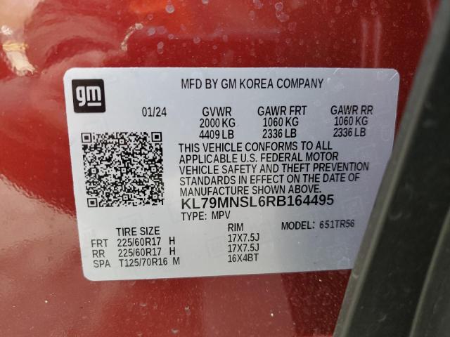 2024 CHEVROLET TRAILBLAZE - KL79MNSL6RB164495