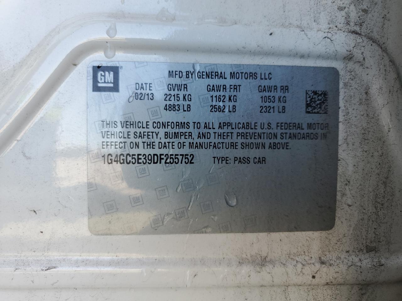 Lot #3150134926 2013 BUICK LACROSSE