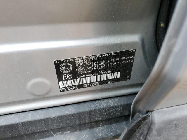 2019 TOYOTA RAV4 XLE - 2T3RWRFVXKW009509